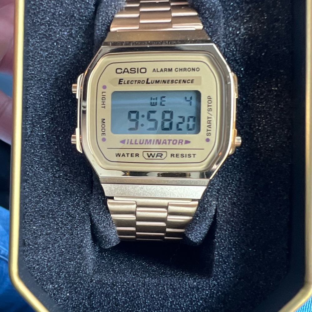 Casio Vintage Gold Watch